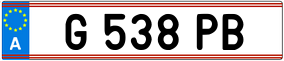 Truck License Plate